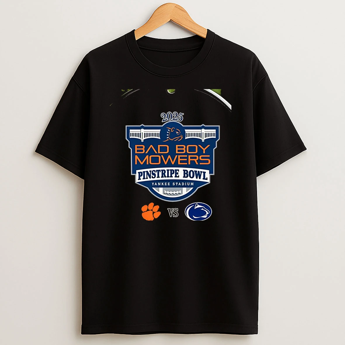 Penn State Nittany Lions Vs Clemson Tigers 2025 Pinstripe Bowl Chriast T Shirt