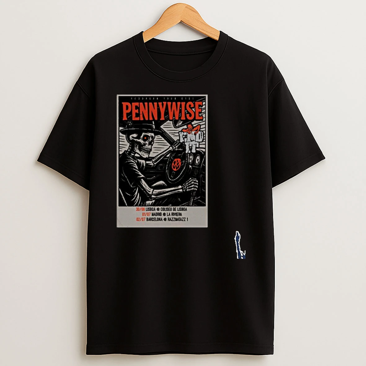 Pennywise Tour European 2026 T Shirt