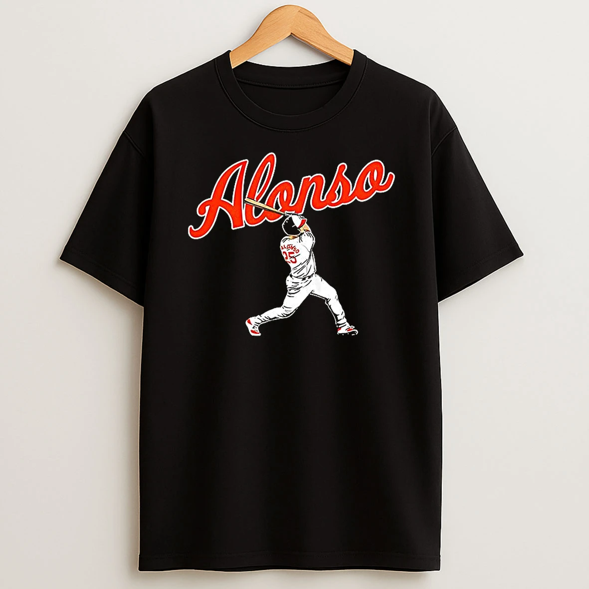 Pete Alonso Baltimore Orioles Mlb Alonso Slugger Swing Graphic T Shirt