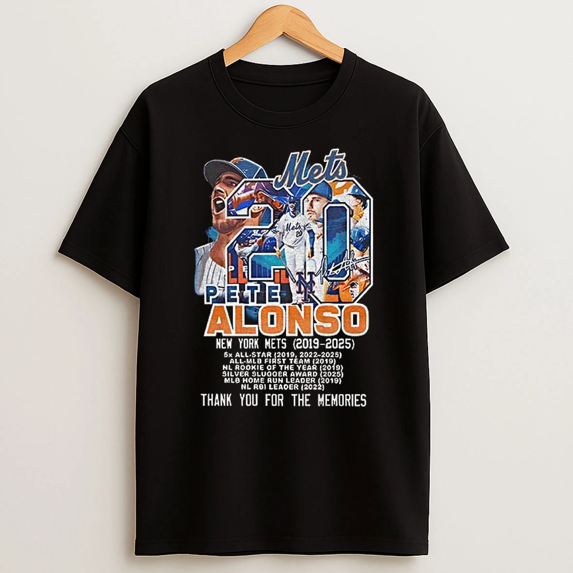 Pete Alonso Forever No 20 New York Mets Mlb Baseball Legend T Shirt