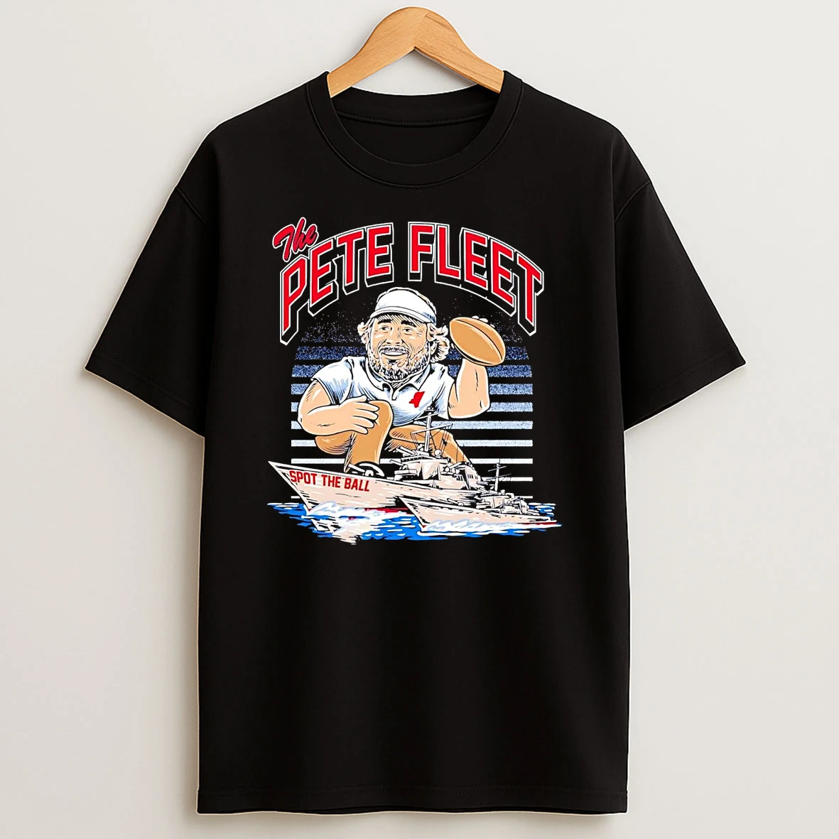 Pete Golding The Pete Fleet Spot The Ball Coach Ole Miss Rebels T Shirt