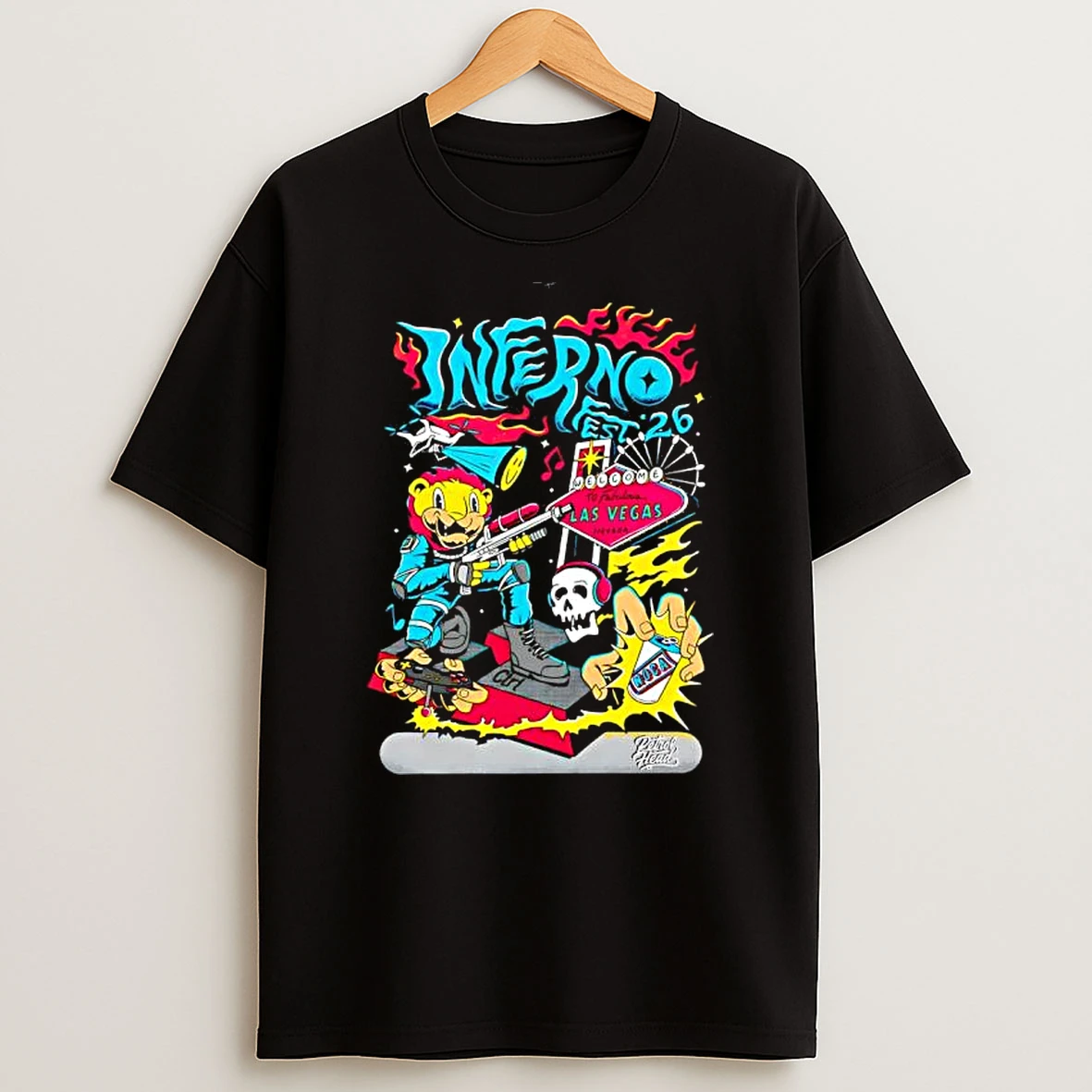 Petrol Head Las Vegas Vegas Inferno 2026 Event T Shirt