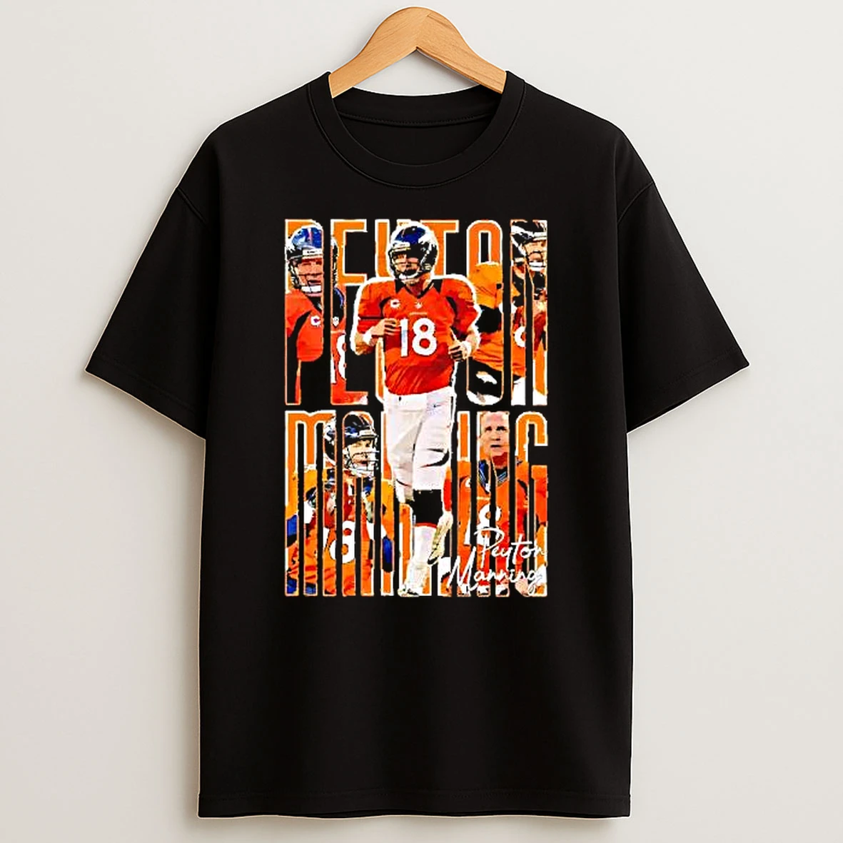 Peyton Manning 18 Denver Broncos Graphic T Shirt