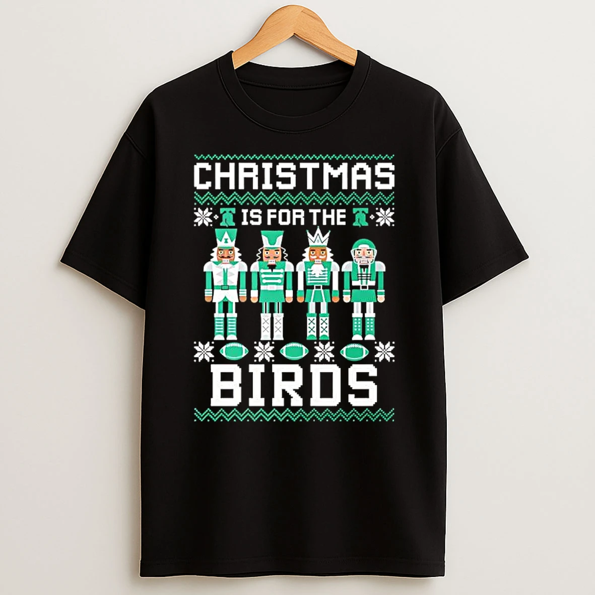 Philadelphia Eagles Christmas Is For The Birds Tipsy Elves T Shirt