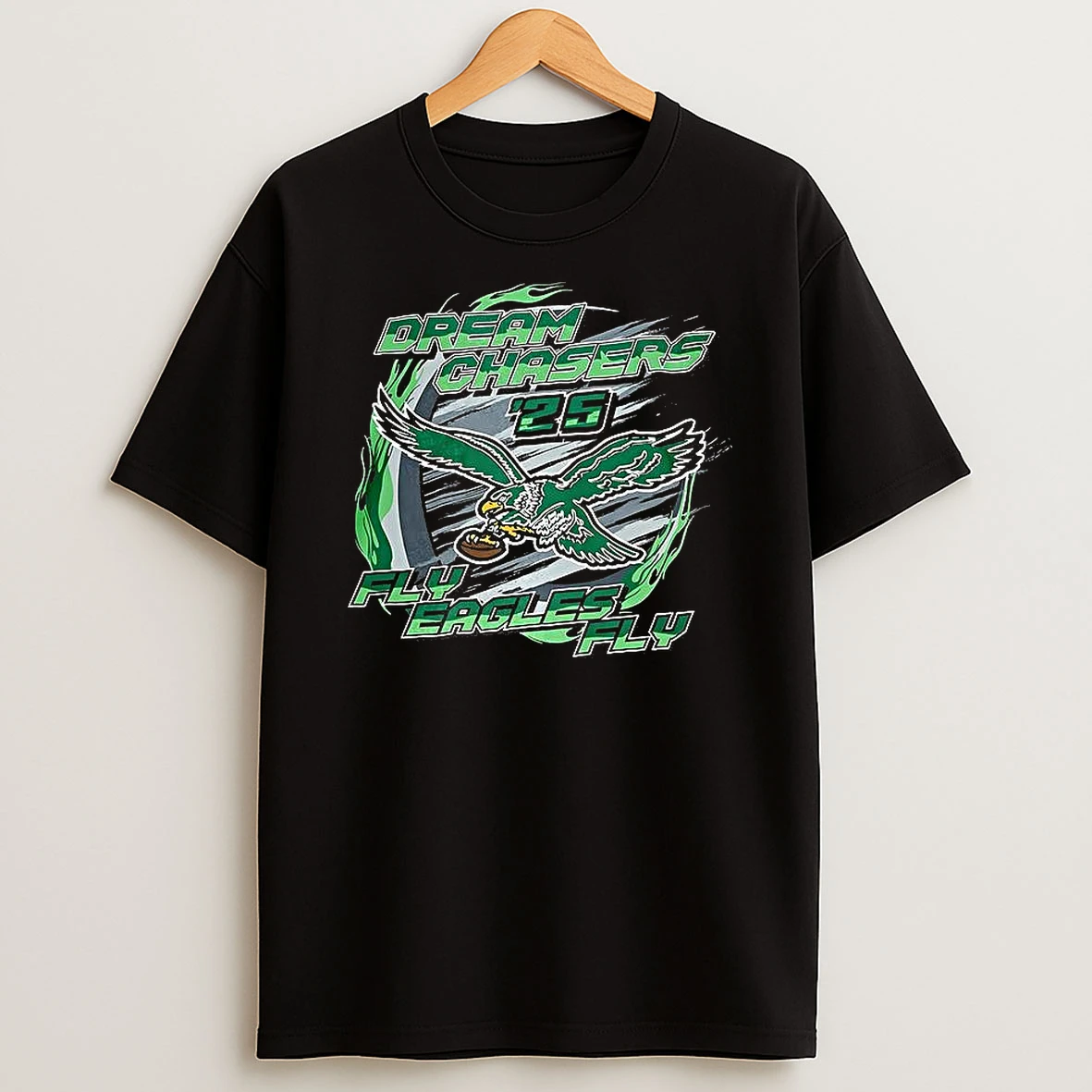 Philadelphia Eagles Dream Chasers Fly Eagles Fly T Shirt