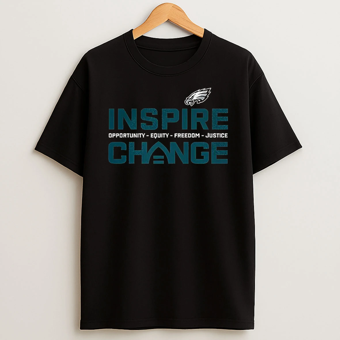 Philadelphia Eagles Inspire Change Equity Justice Change T Shirt