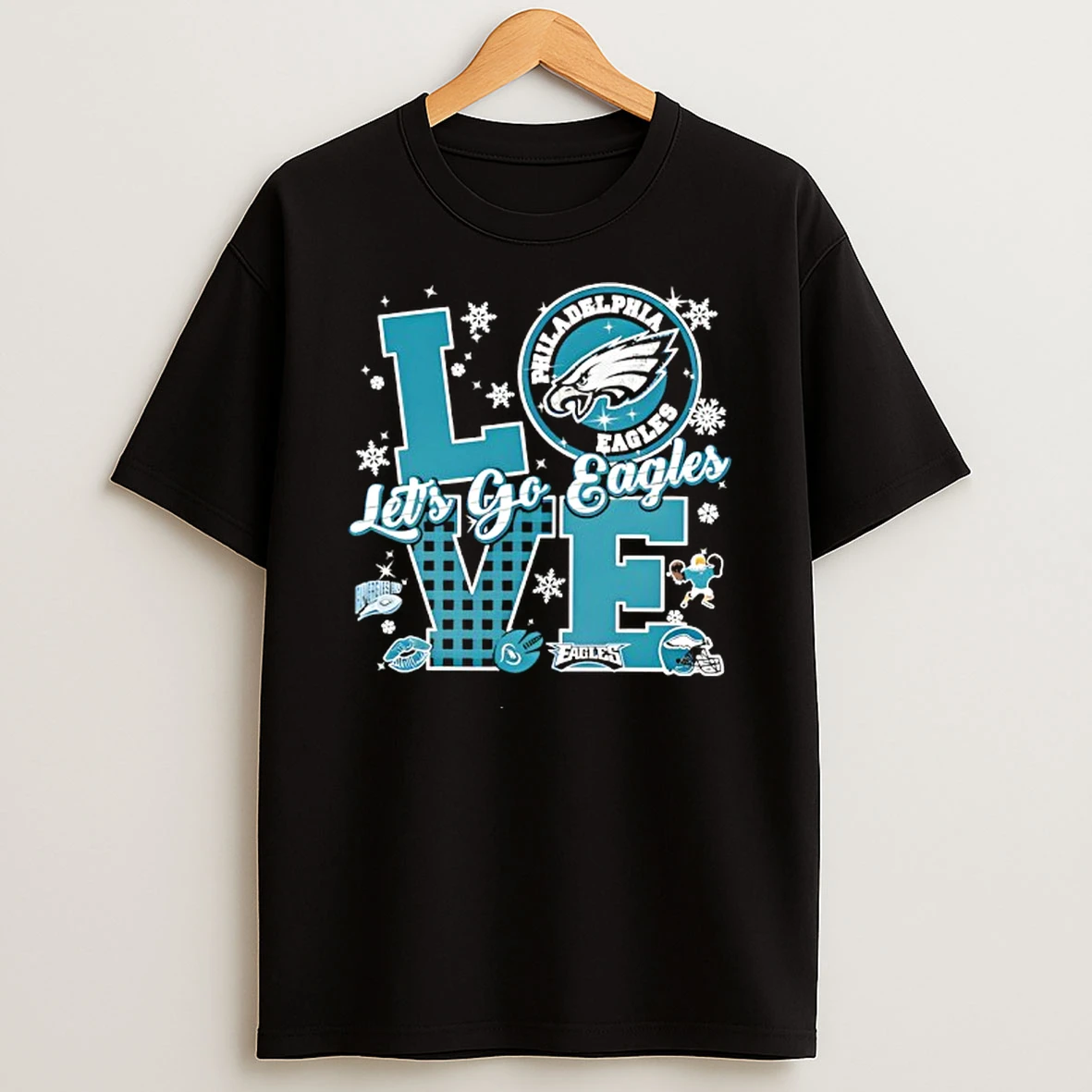Philadelphia Eagles Lets Go Eagles Love T Shirt