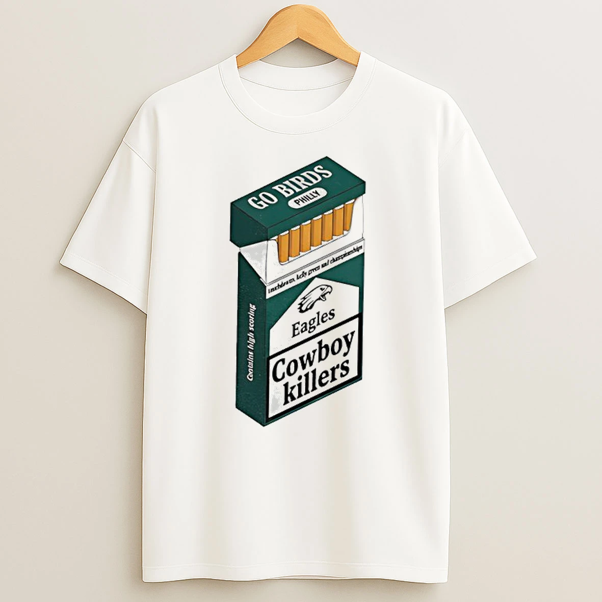 Philadelphia Eagles Philly Football Cowboy Killers Cigarette T Shirt