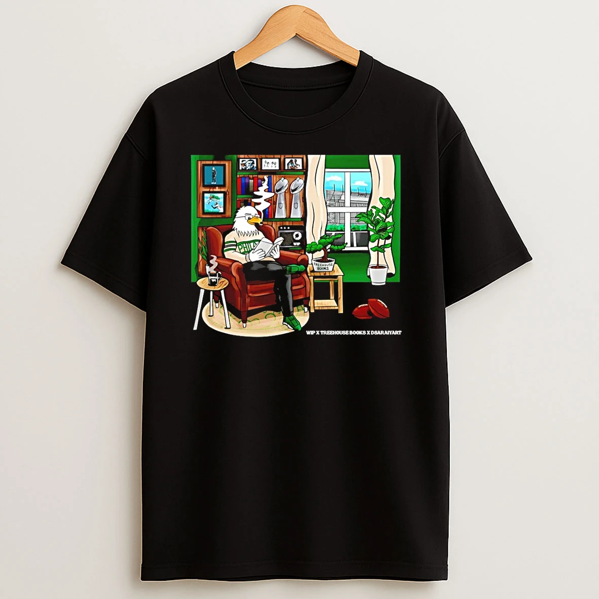 Philadelphia Eagles Tree House Books T Shirt