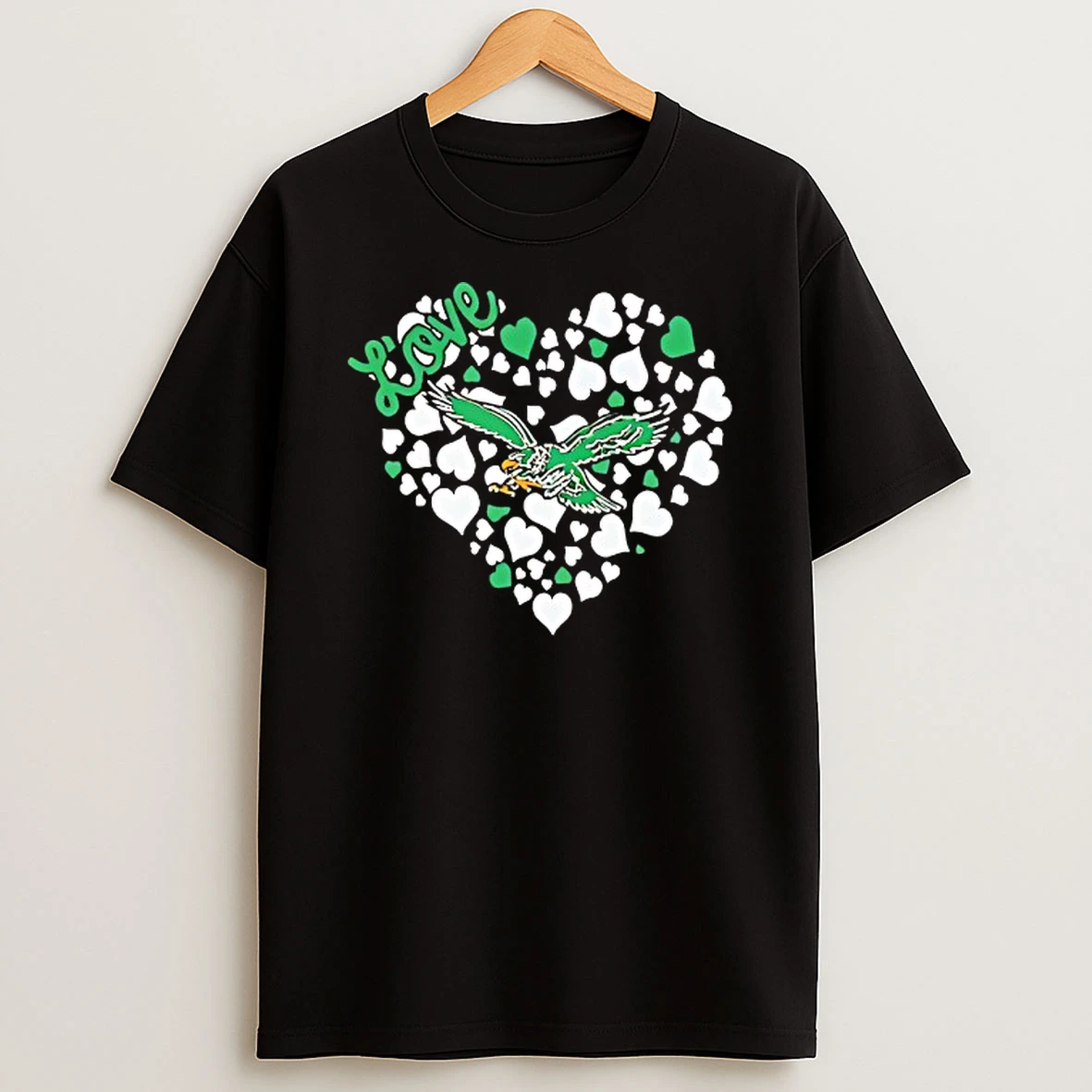 Philadelphia Eagles Heart Of Hearts T Shirt