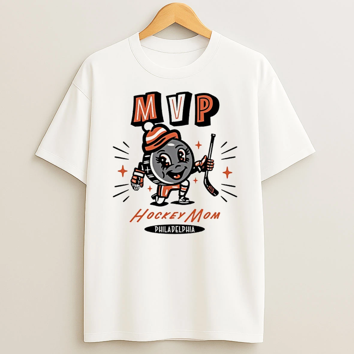 Philadelphia Flyers 2025 Mvp Hockey Mom T Shirt