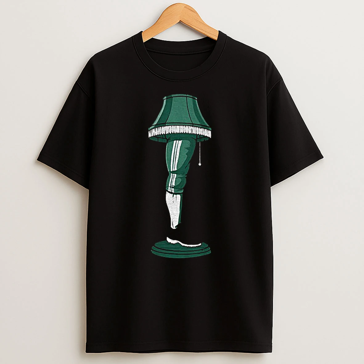 Philadelphia A Christmas Story Night Leg Lamp Philadelphia Eagles Nfl T Shirt