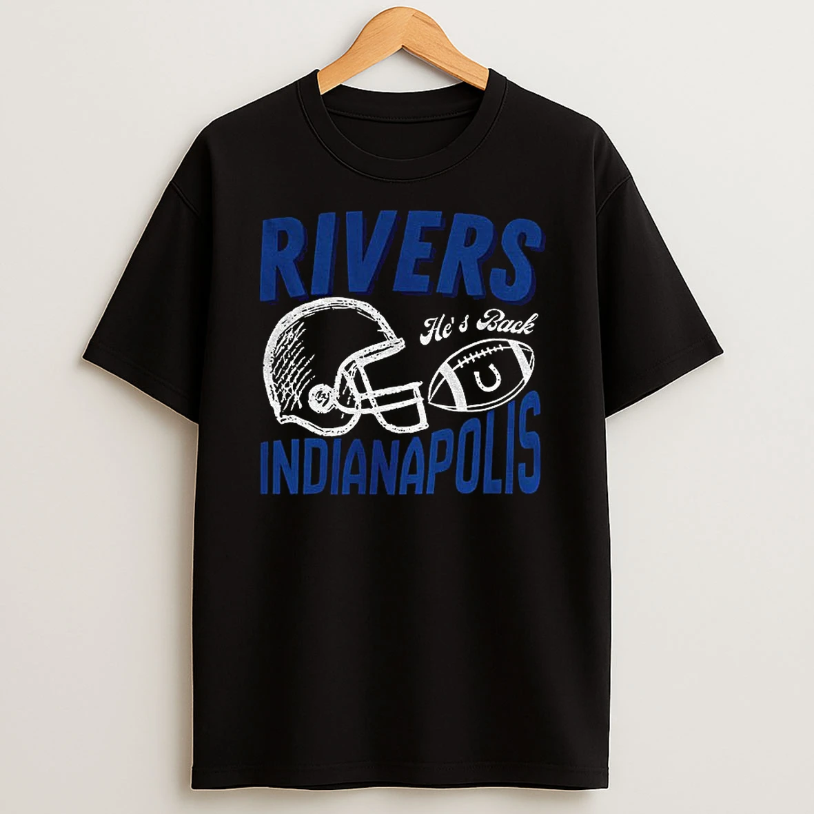Phillip Rivers Hes Back Indianapolis Colts Football T Shirt