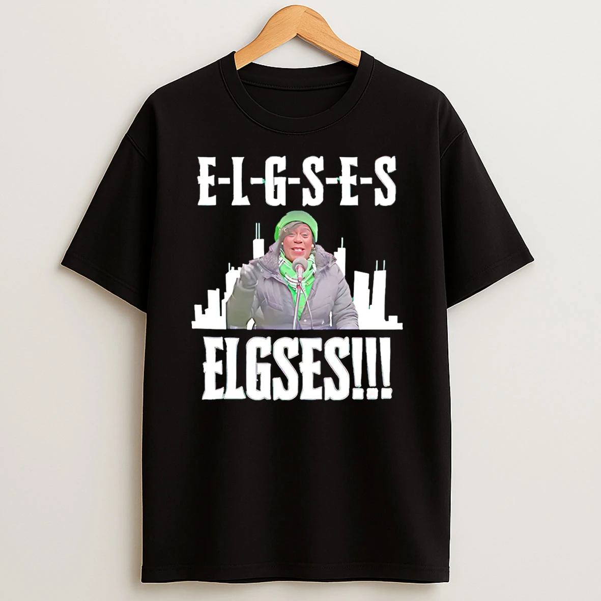Philly Mayor Parker Elgses City Skyline T Shirt