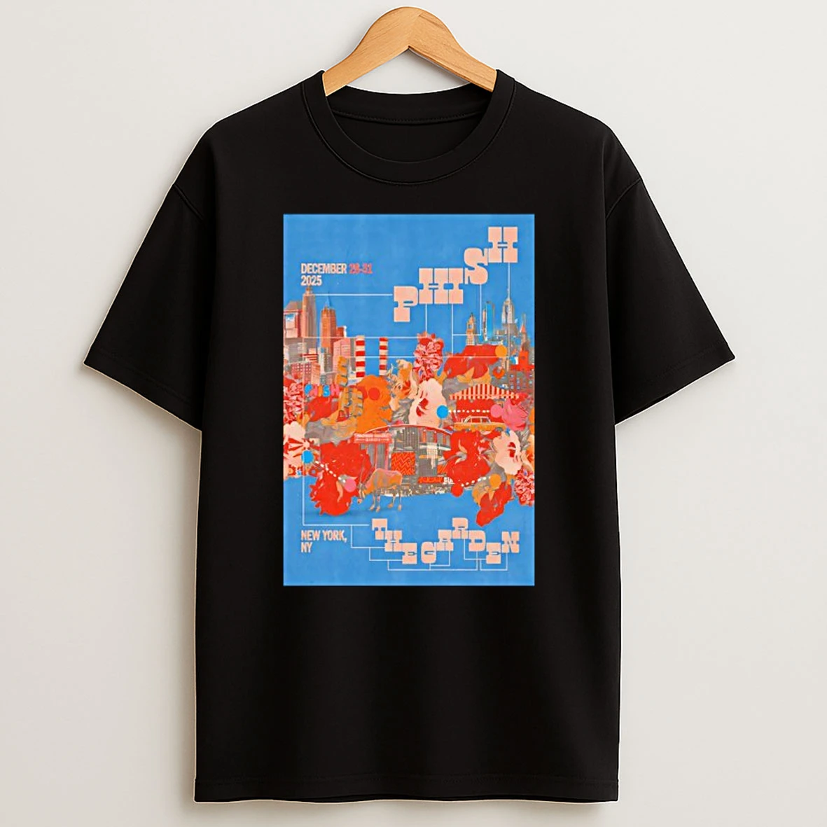 Phish Msg New York Tour On Dec 28 31 2025 T Shirt