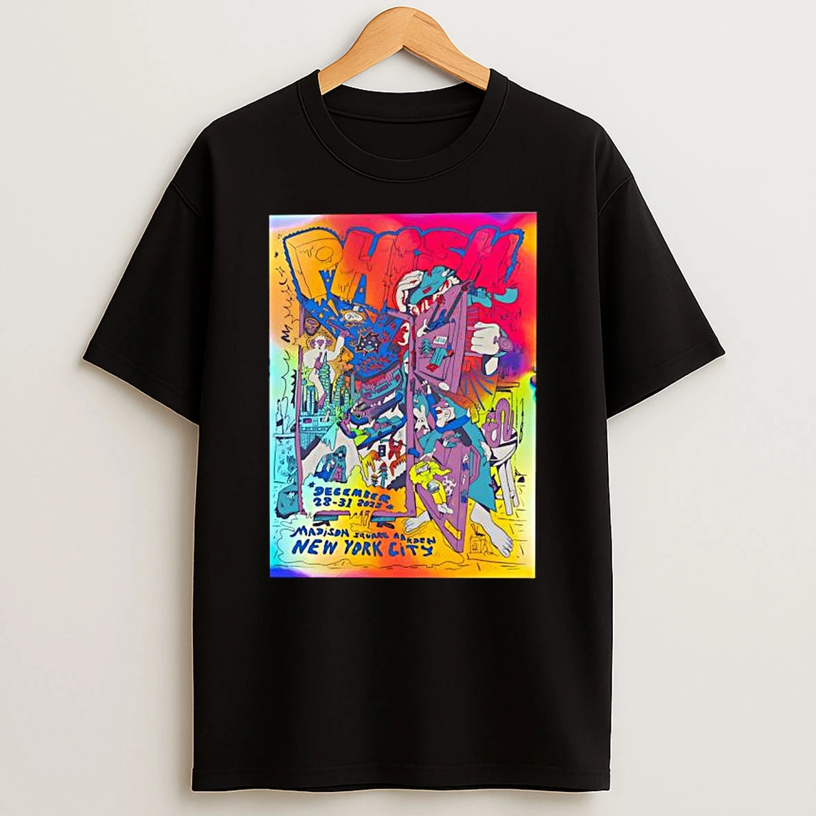 Phish New Years Run 28th 31st 2025 Madison Square Garden In New York City T Shirt
