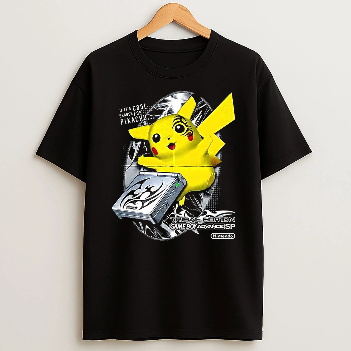 Pikachu Nintendo Game Boy Advance Special Tribal Edition T Shirt