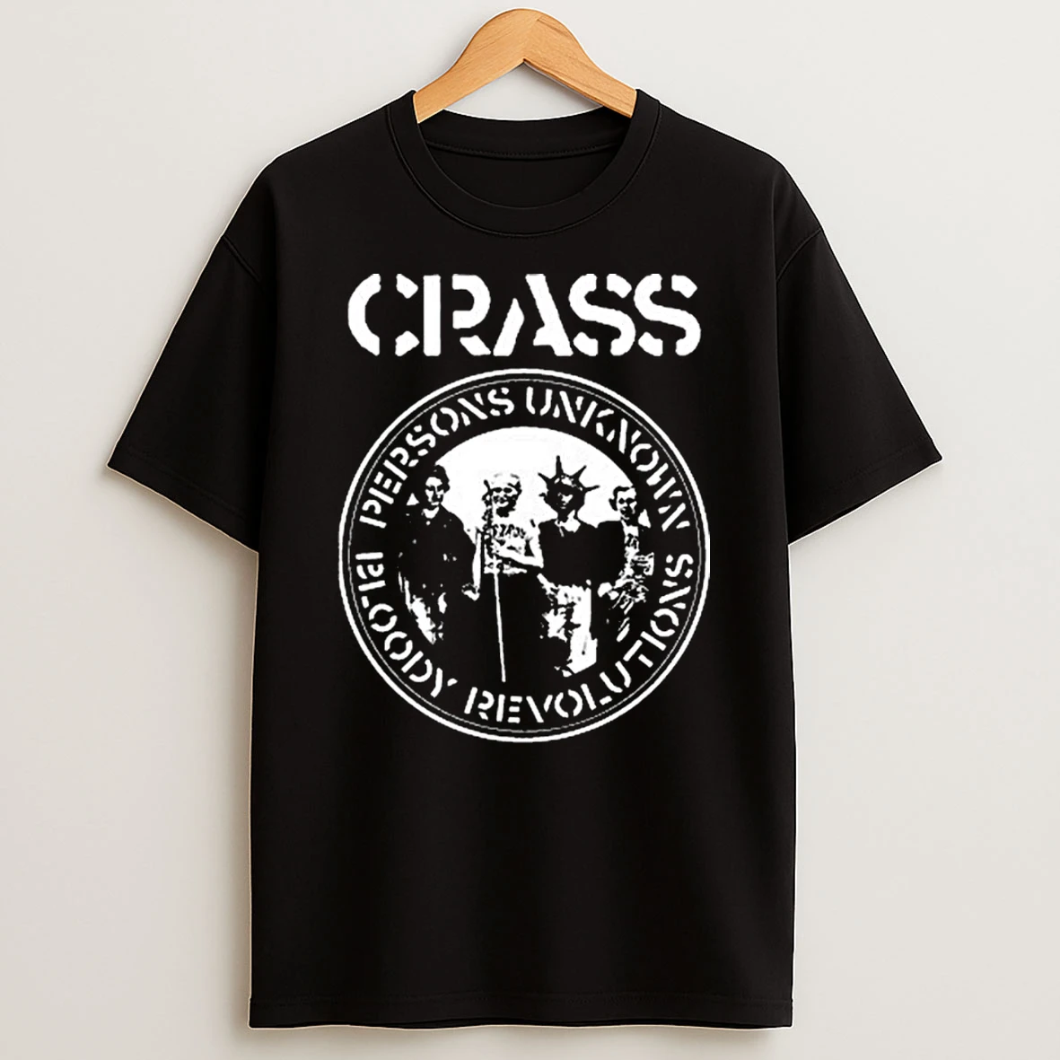 Piled Flesh Crass T Shirt