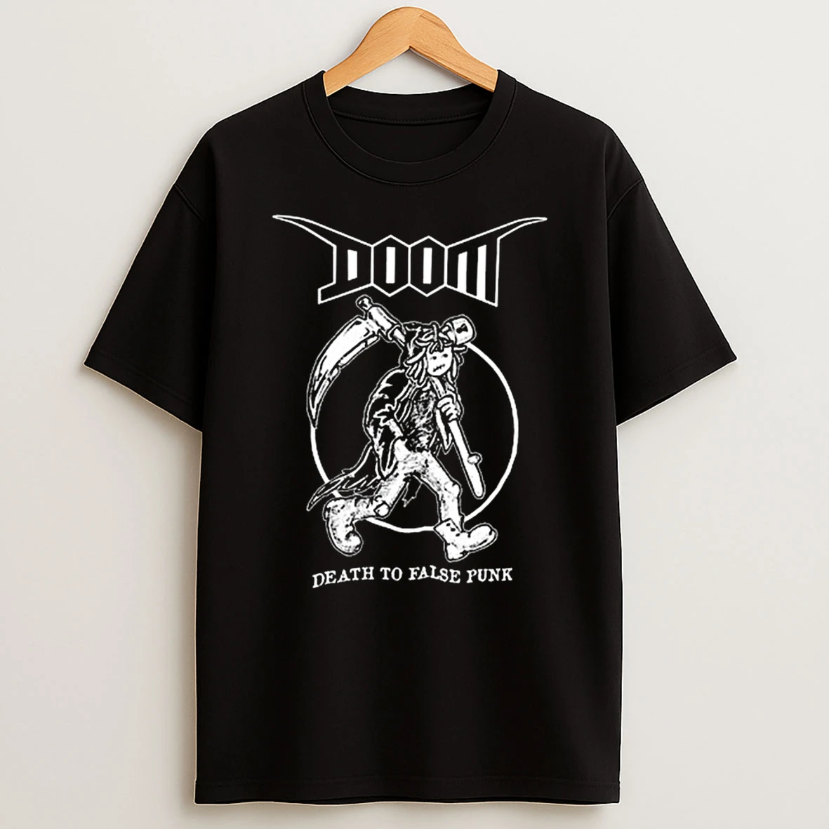 Piled Flesh Doom Death To False Punk T Shirt