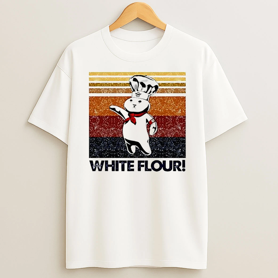 Pillsbury Doughboy White Flour Logo T Shirt