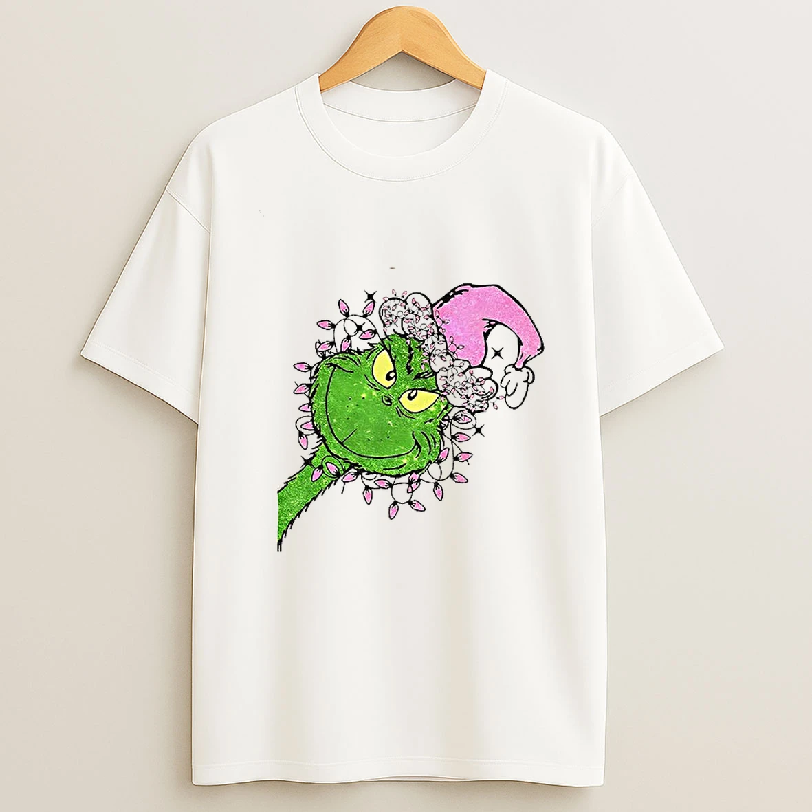 Pink Grinch Feeling Extra Grinchy Today Christmas T Shirt