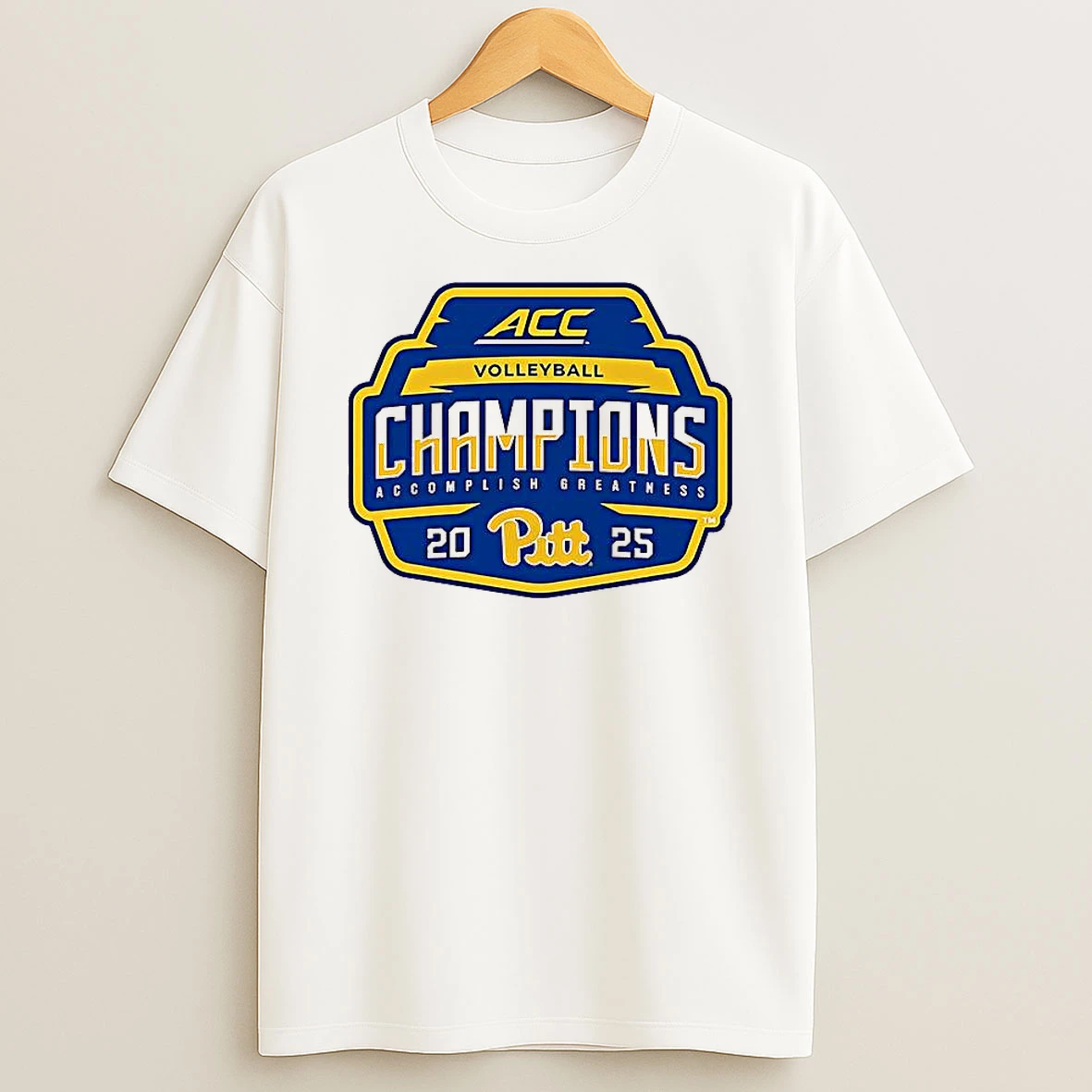 Pitt Panthers 2025 Acc Volleyball Champions T Shirt