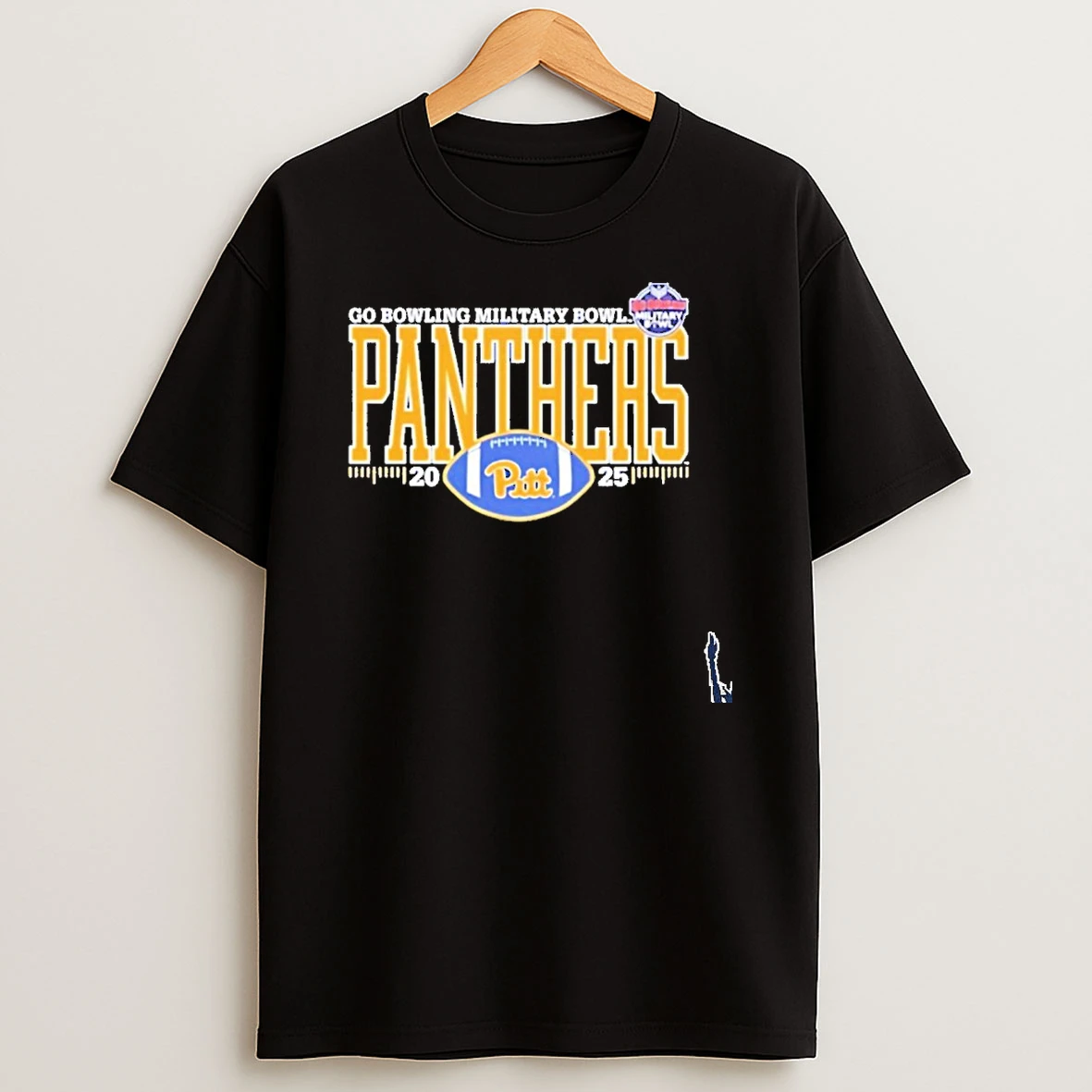 Pitt Panthers 2025 Go Bowling Military Bowl Football Christmas T Shirt