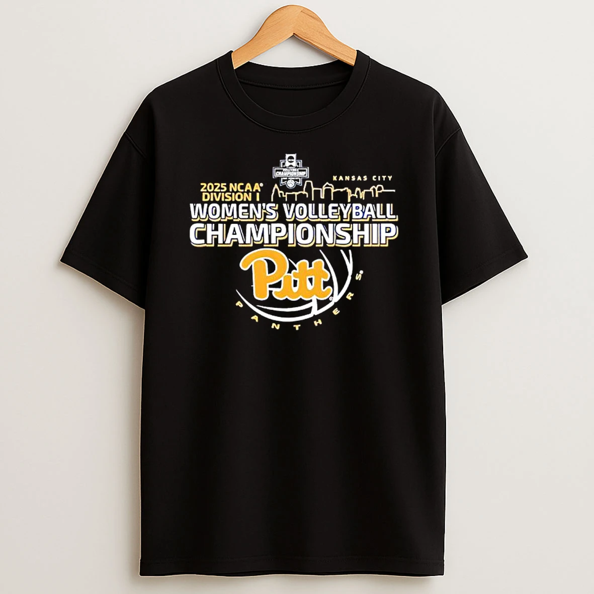 Pitt Panthers 2025 Womens Volleyball Championships T Shirt