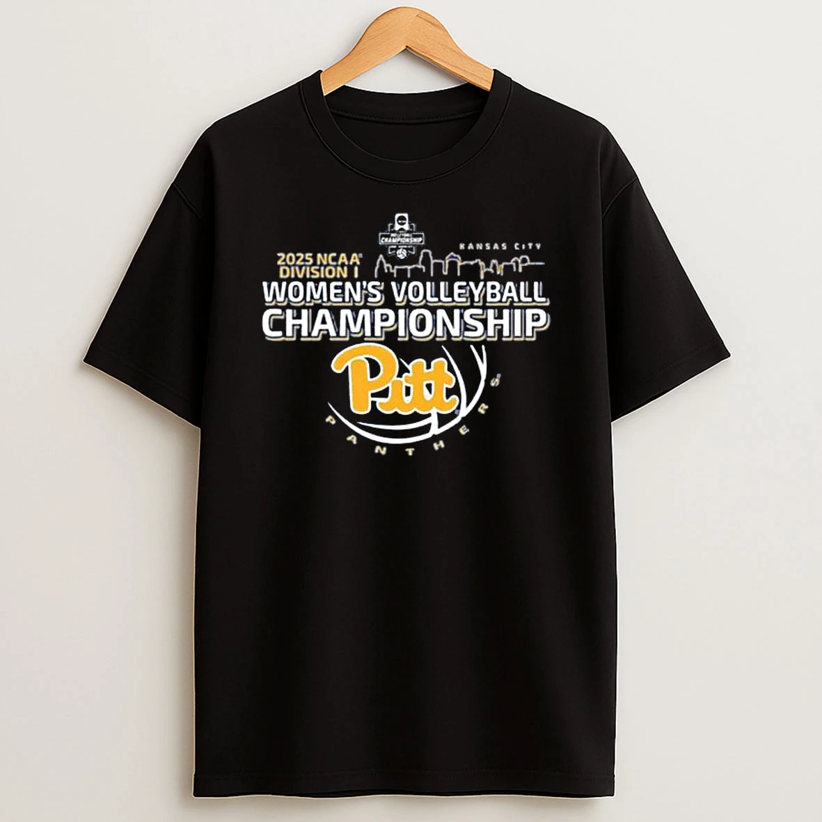 Pitt Panthers Womens Volleyball Championships 2025 Ncaa Division I T Shirt