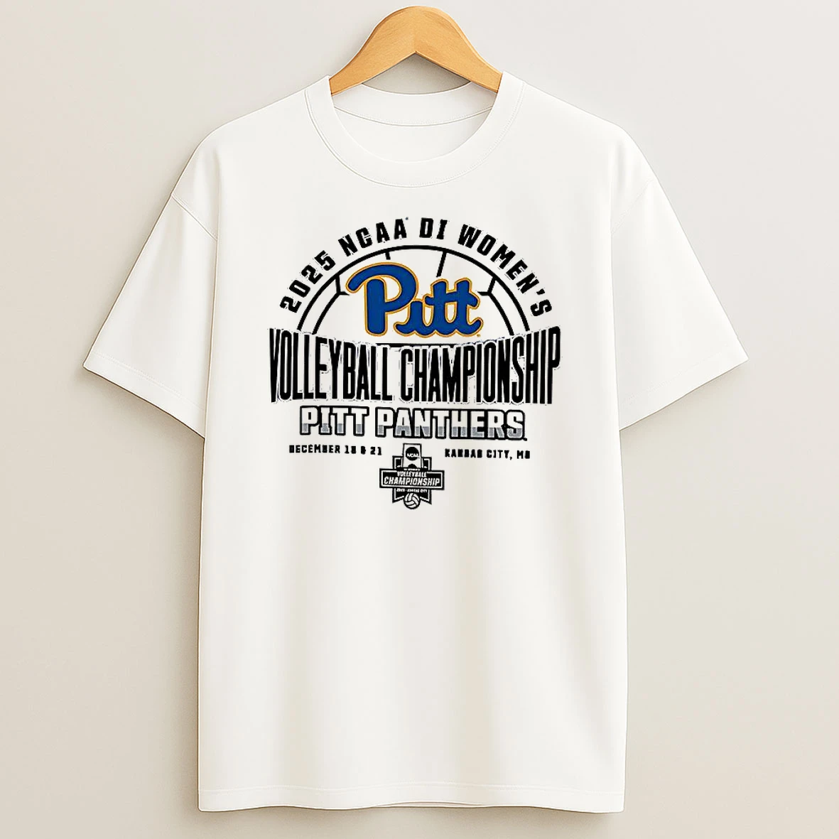 Pittsburgh Panthers 2025 Division I Womens Volleyball Final Championship T Shirt