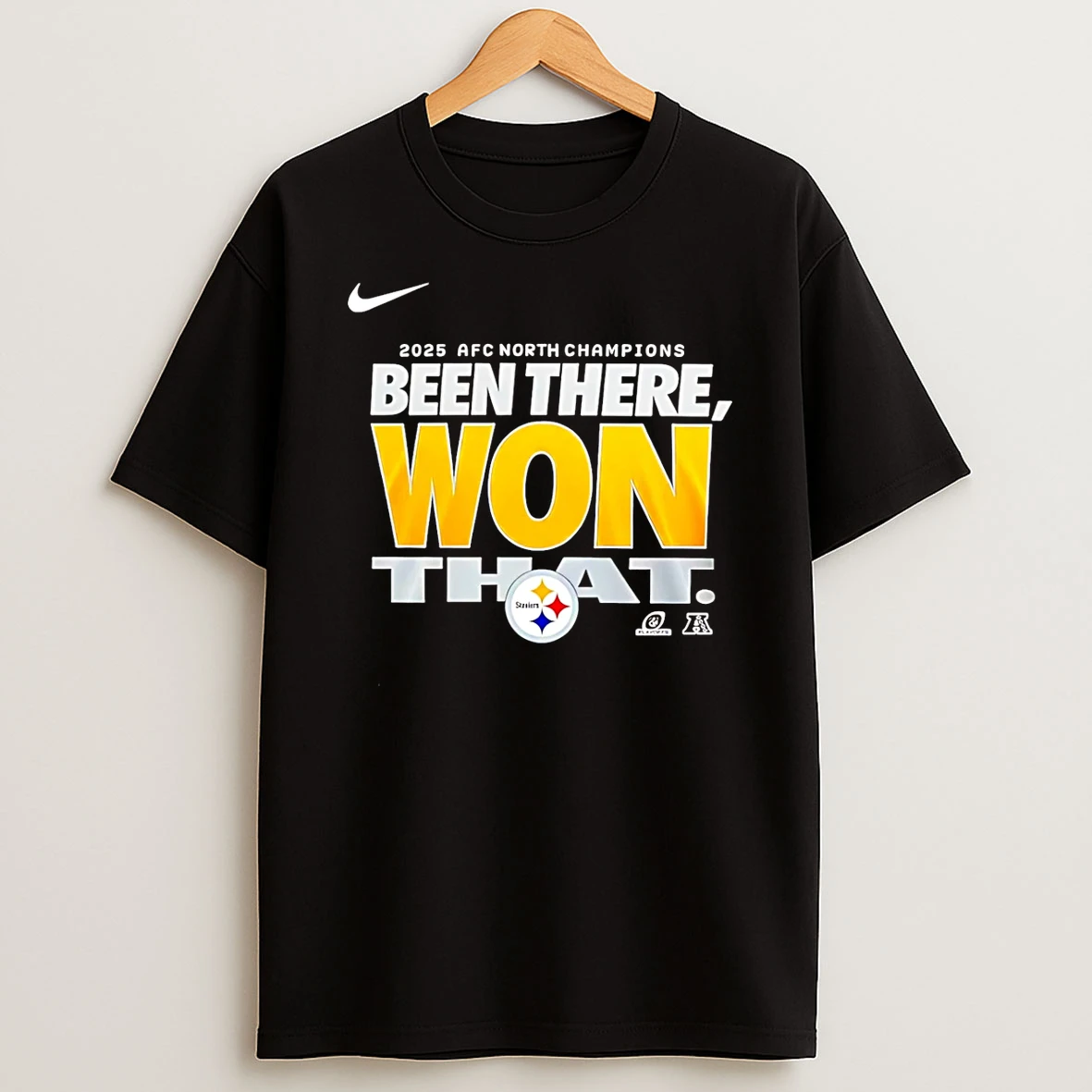 Pittsburgh Steelers 2025 Afc North Champions Been There Won That T Shirt