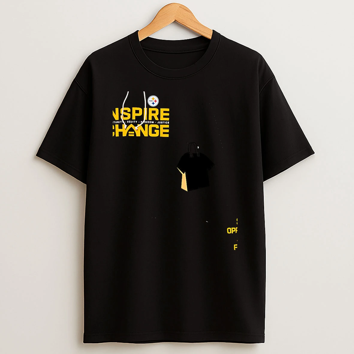 Pittsburgh Steelers Change Inspire Change Opportunity Equity Freedom Justice T Shirt