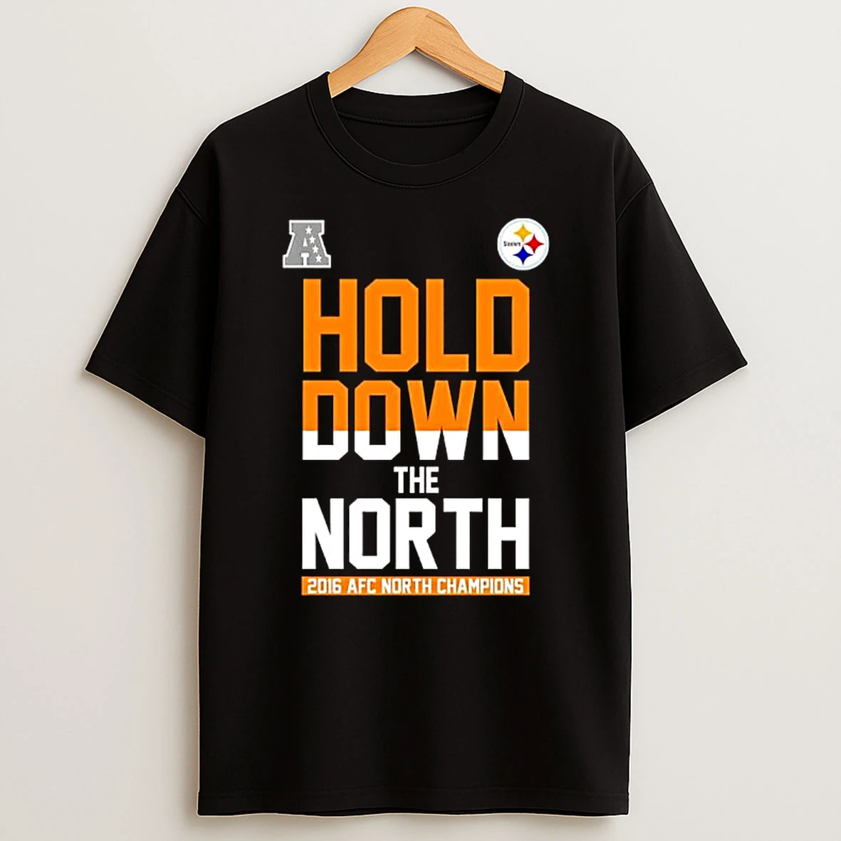 Pittsburgh Steelers Hold Down The North 2016 Afc North Champions T Shirt