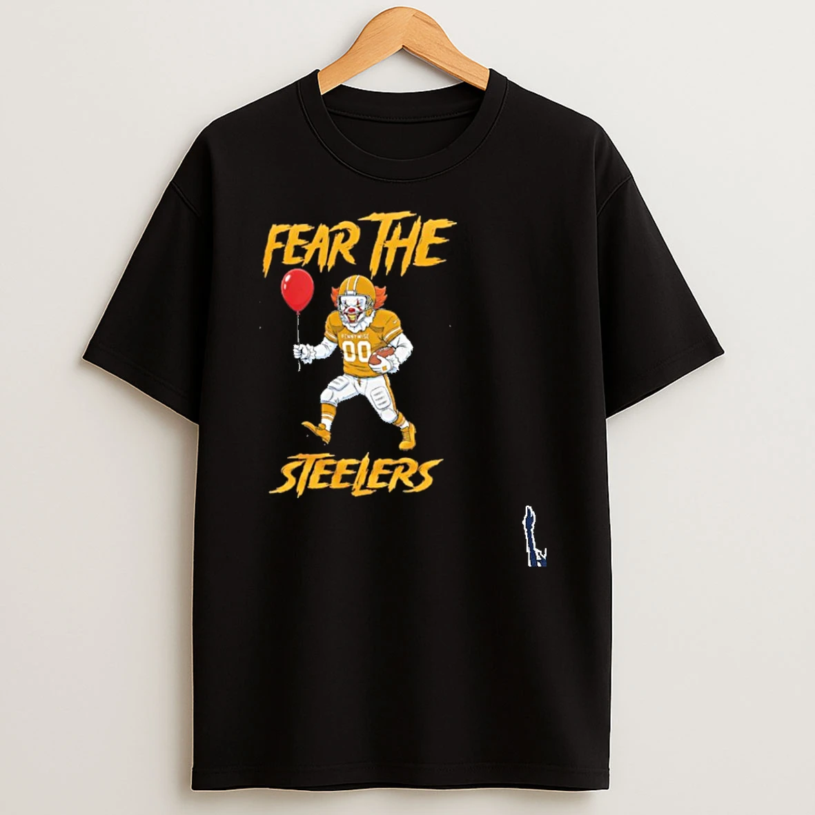 Pittsburgh Steelers Logo Fear The Pennywise Steelers T Shirt