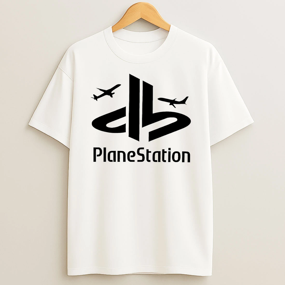 Plane Station Logo 9 11 Parody T Shirt