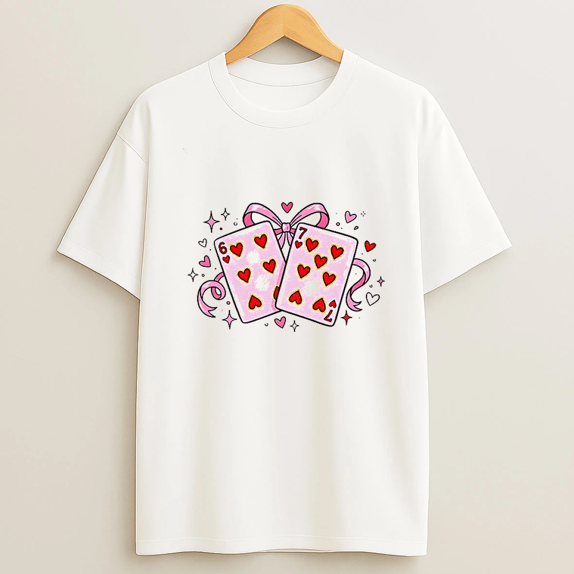 Playing Cards 6 7 Valentine T Shirt