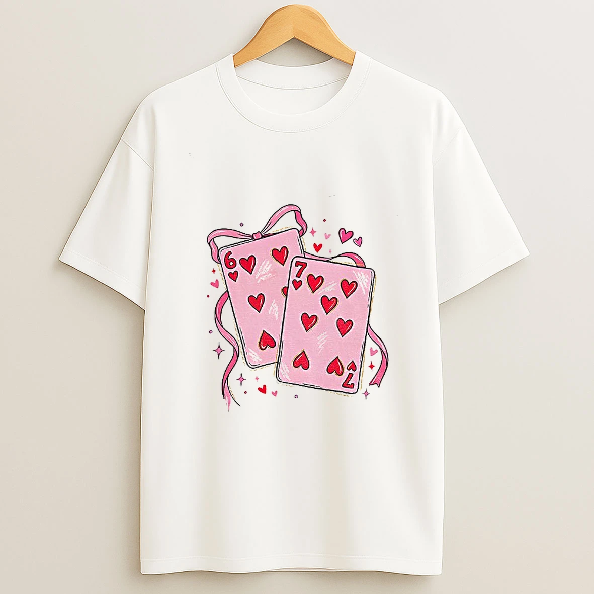 Playing Cards Valentine 6 7 T Shirt