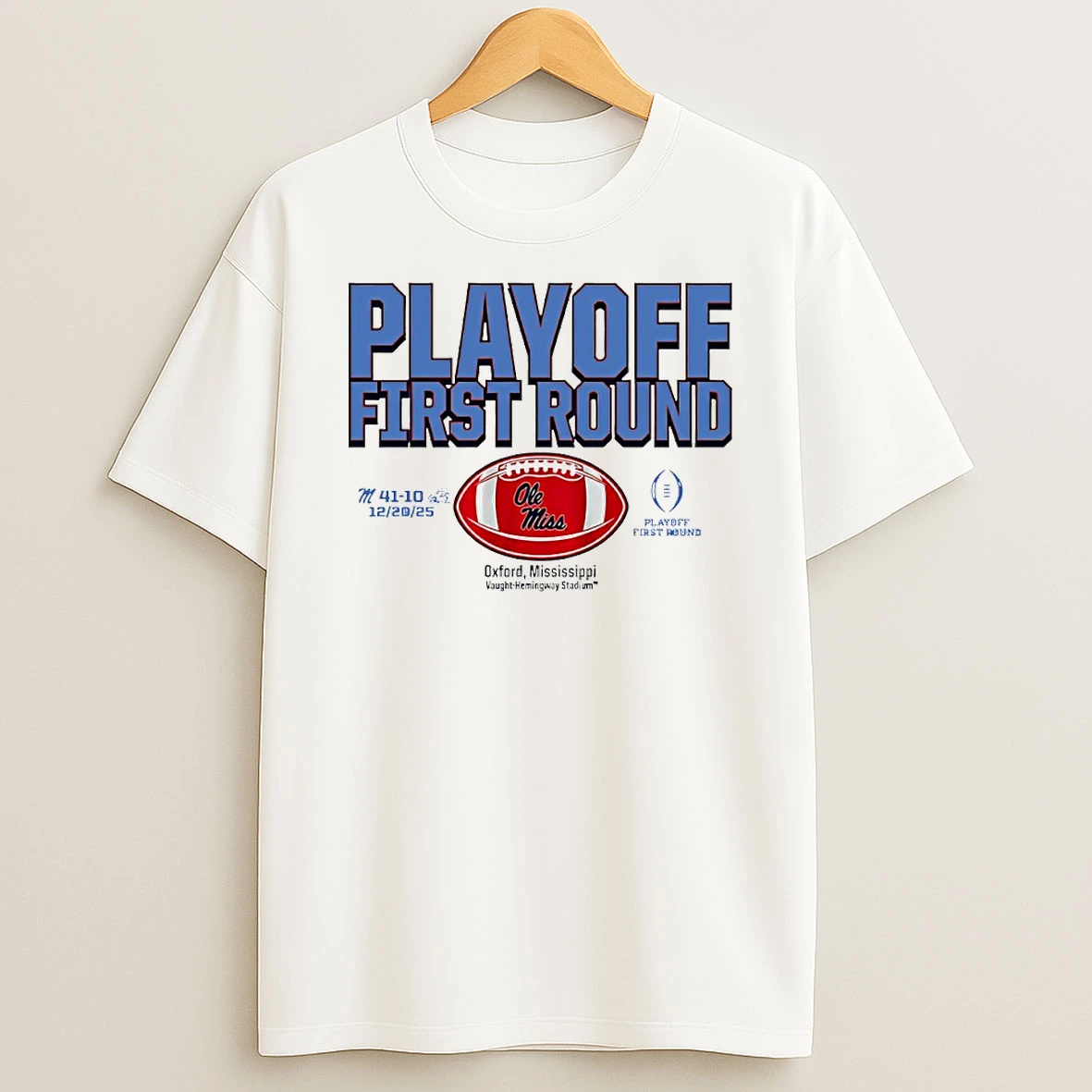 Playoff First Round Ole Miss Rebels 2025 Cfp Winner Circle T Shirt