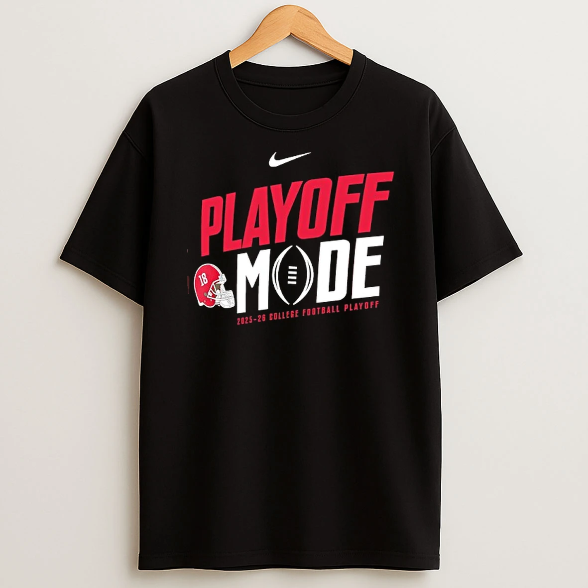 Playoff Mode Alabama Crimson Tide 2025 2026 College Football Playoff Nike Logo T Shirt