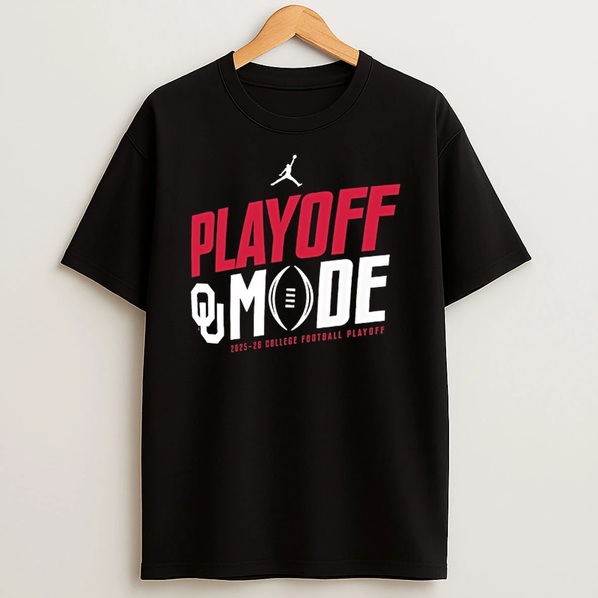 Playoff Mode Oklahoma Sooners 2025 2026 College Football Playoff Logo T Shirt