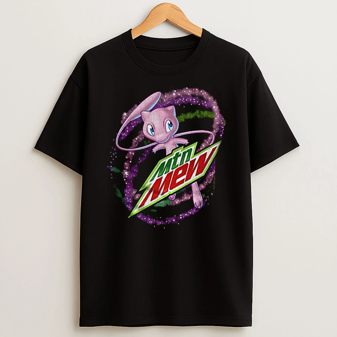 Pokemon Mew Mountain Dew Mtn Mew T Shirt