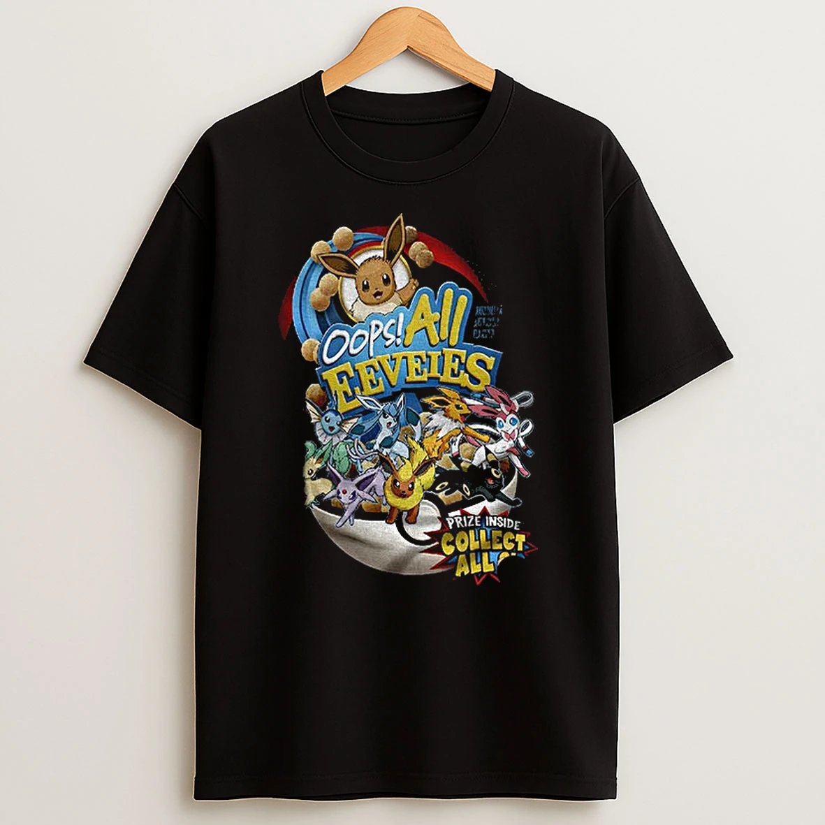 Pokemon Oops All Eevees Prize Inside Collect All T Shirt