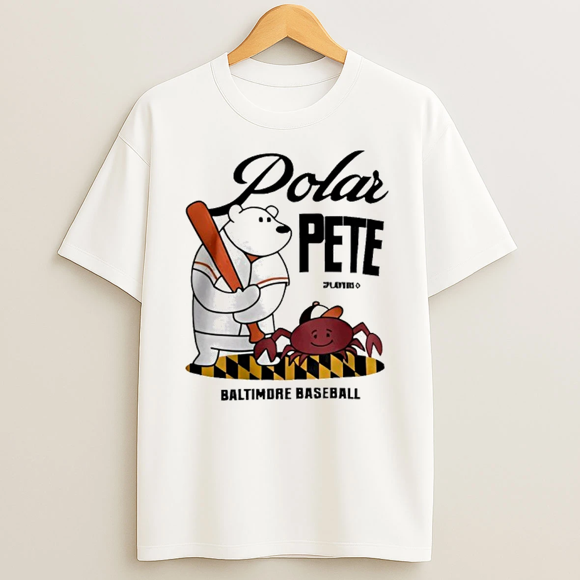 Polar Pete Players Baltimore Baseball T Shirt