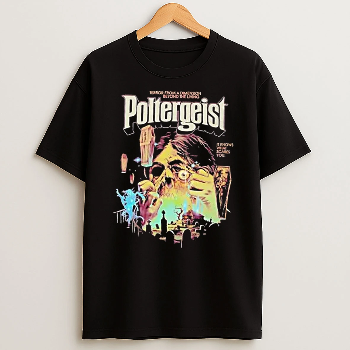 Poltergeist Vintage Horror Graveyard T Shirt