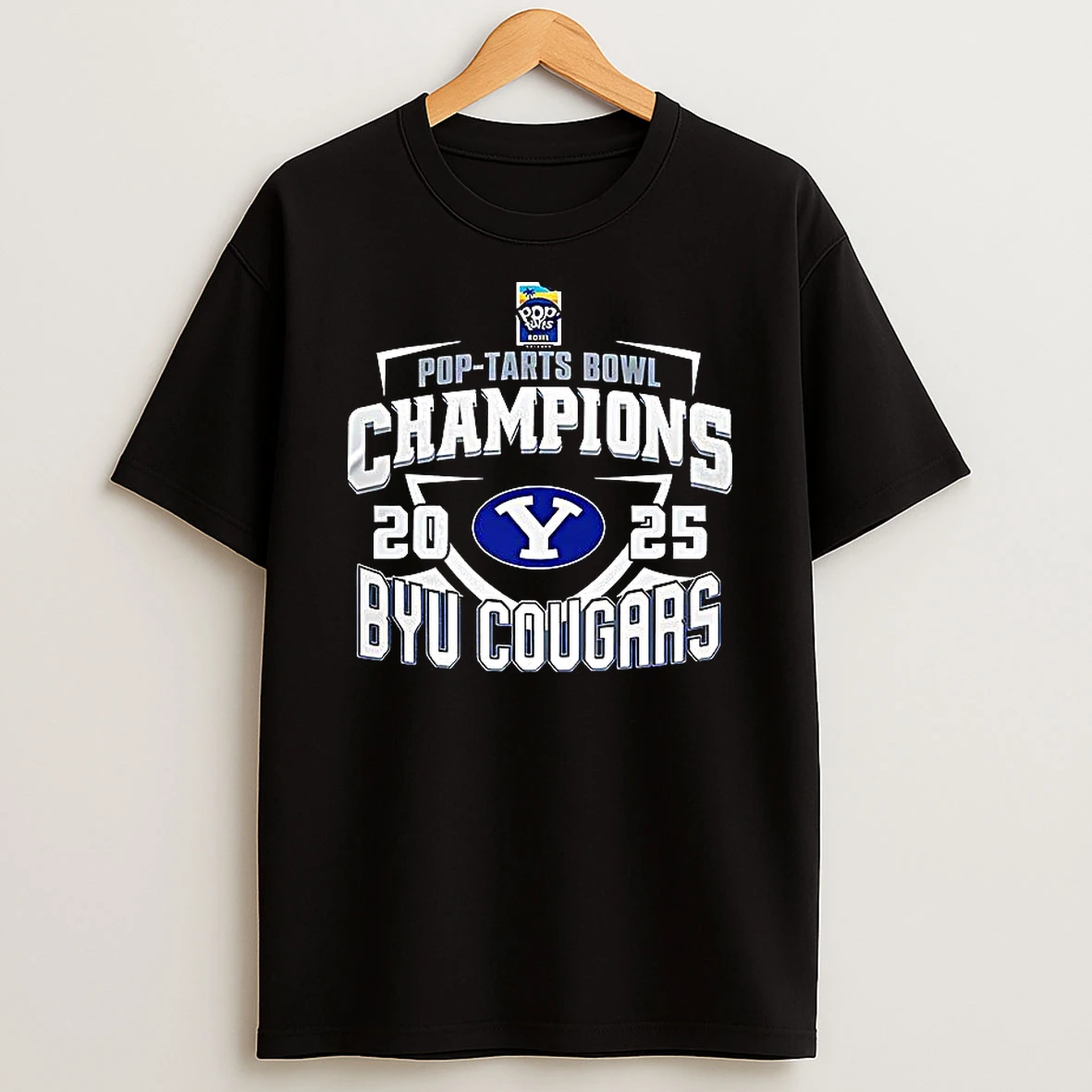 Pop Tarts Bowl Champions 2025 Byu Cougars T Shirt