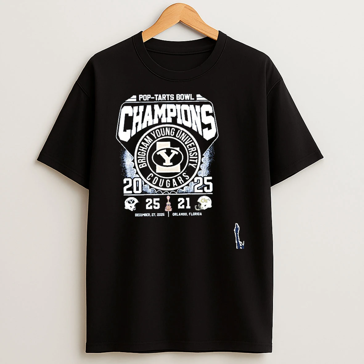 Pop Tarts Bowl Champions Brigham Young University Cougars 2025 T Shirt