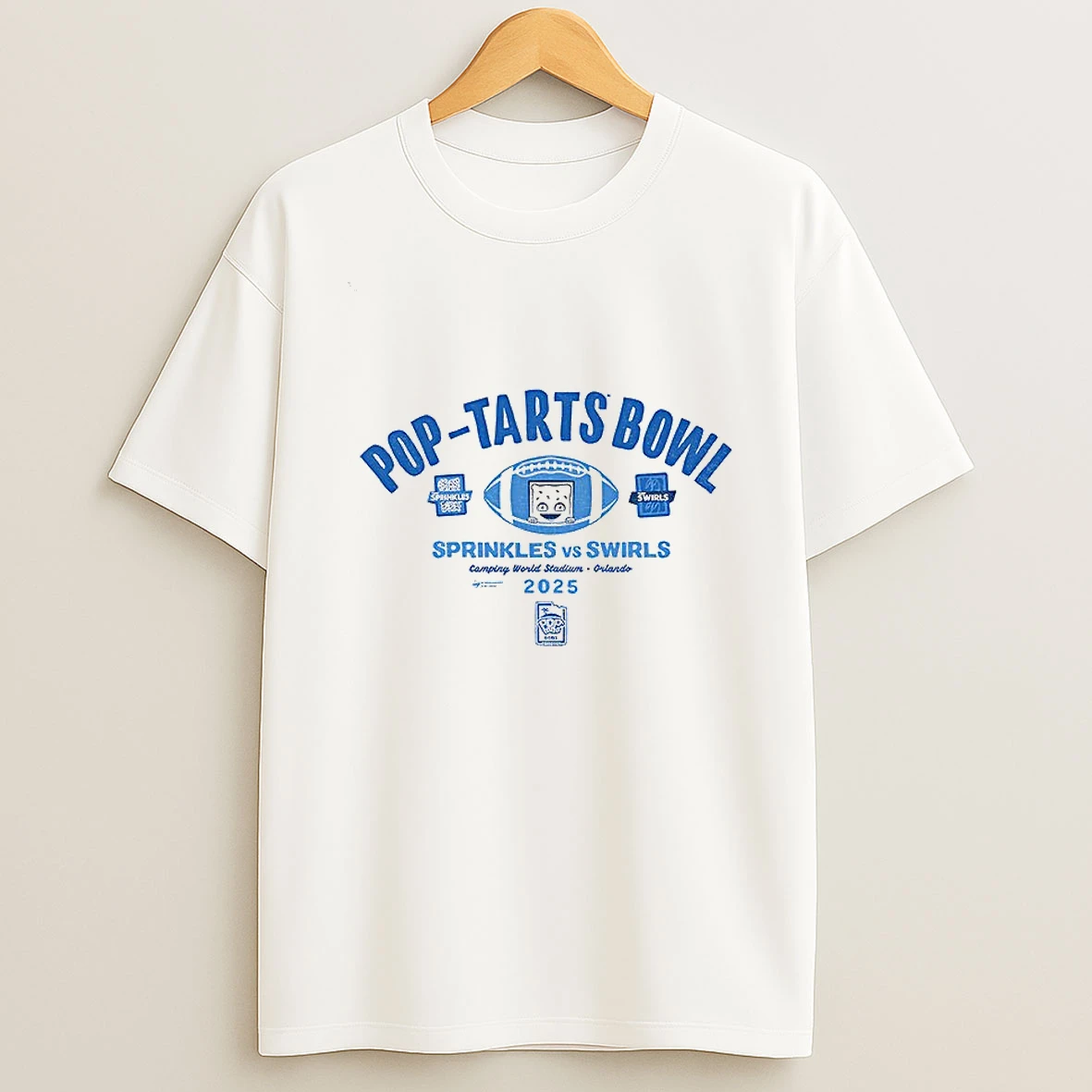 Pop Tarts Bowl Sprinkles Vs Swirls Camping World Stadium Orlando 2025 T Shirt