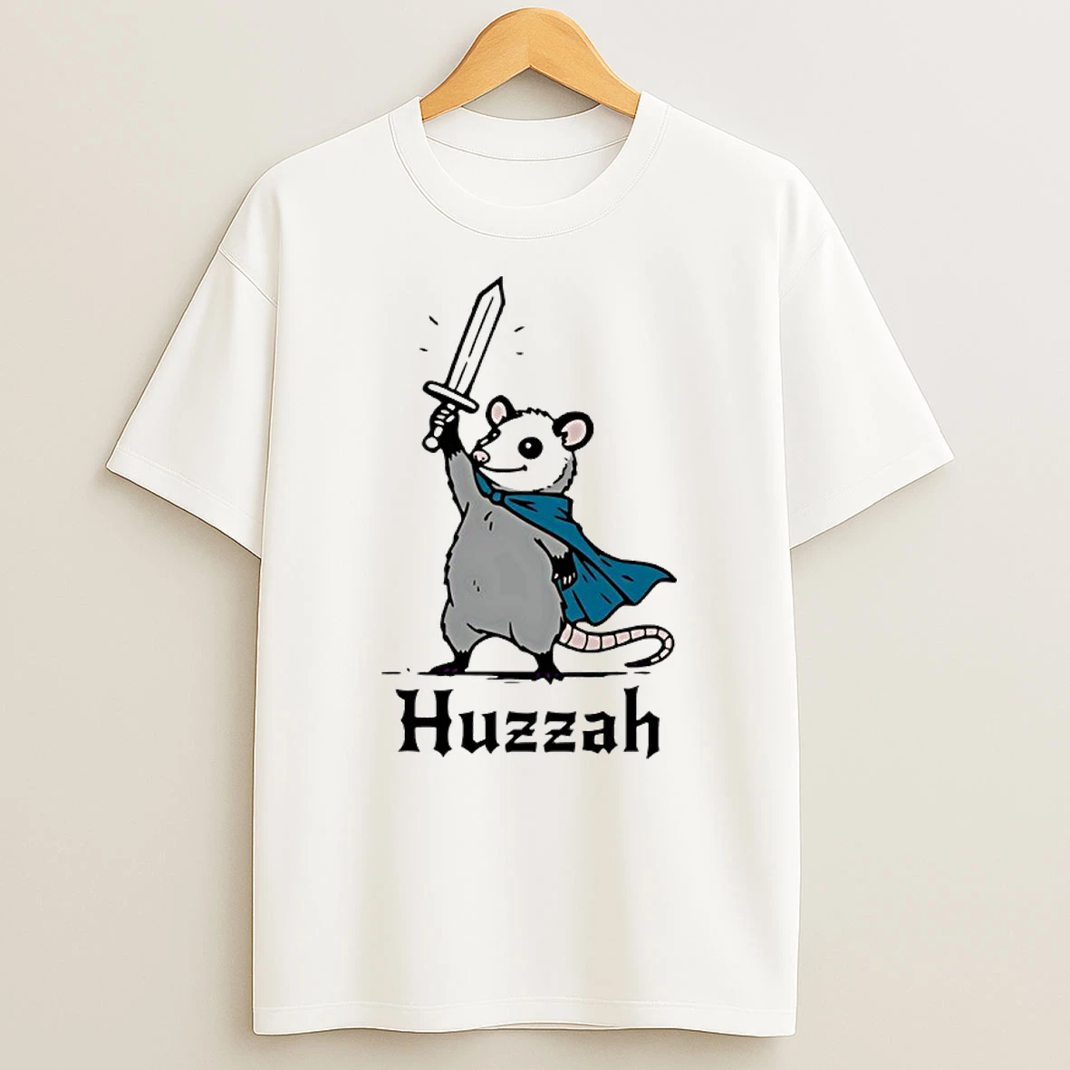 Possum Knight Huzzah Meme T Shirt