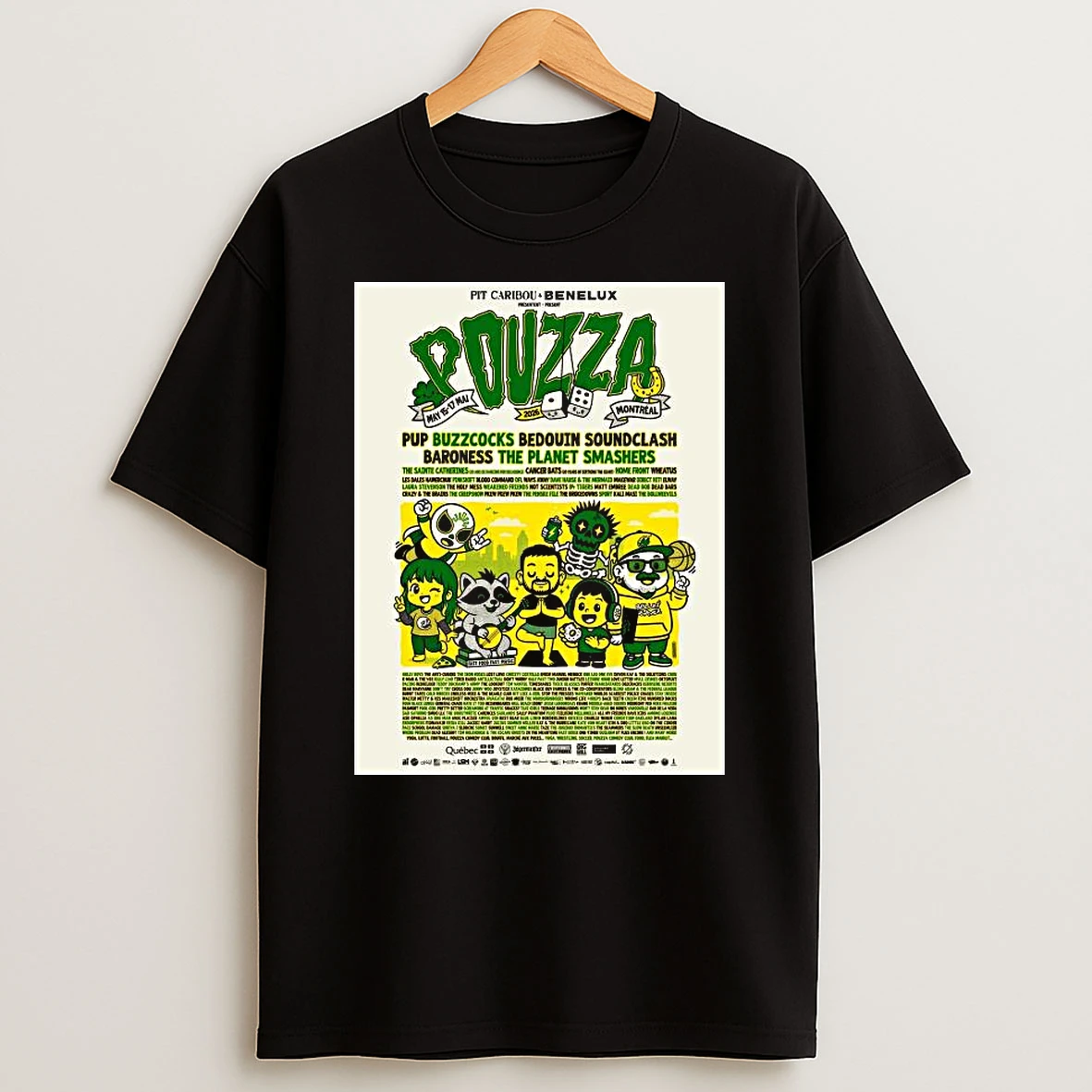 Pouzza Fest May 15 17 2026 Montreal T Shirt
