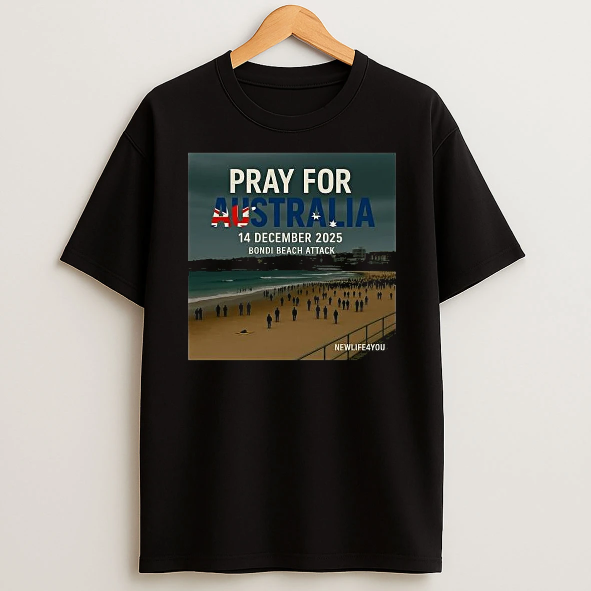 Pray For Australia 14 December 2025 Bondi Beach Attack T Shirt